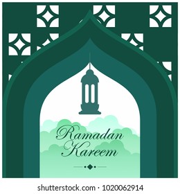 Seamless Islamic Background. Ramadan Kareem. Greeting Template