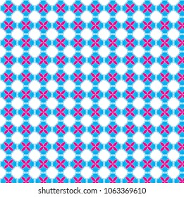 Seamless Islamic Flower Shape Pattern background