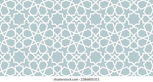 Seamless Islamic Geometric Multicolor Intricate Pattern Vector