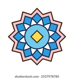 Seamless Islamic geometric pattern with intricate arabesque design, perfect for luxury wallpapers, textiles, Eid decor, and branding. Inspired by Moroccan, Persian, and Middle Eastern art styles.