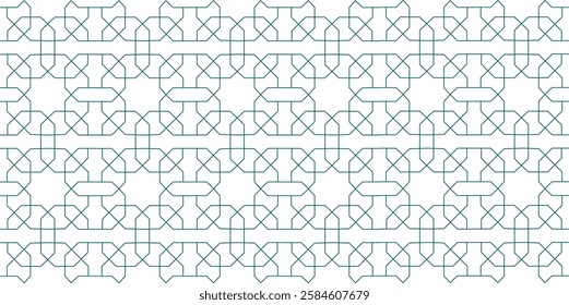 Seamless Islamic Geometric Pattern Traditional, Elegant, and Intricate Design for Backgrounds, Textiles, and Digital Art