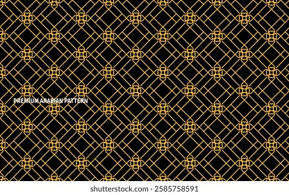 Seamless Islamic Geometric Pattern, Traditional Arch Design Background with Vector Design.