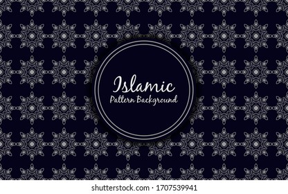 seamless islamic ornament pattern. wallpaper with a religious concept.