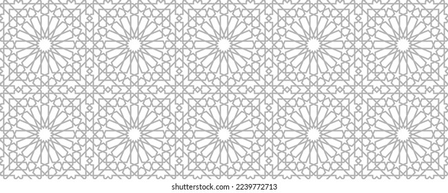 Seamless Islamic Patter Background Vector