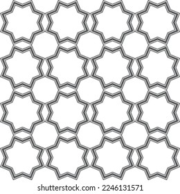 Seamless islamic pattern. Background vector illustration. Seamless girih pattern. Traditional Islamic Design. Mosque decoration element. Seamless geometric pattern. Vector decorative ornamental patter