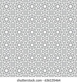 seamless islamic pattern and background vector illustration