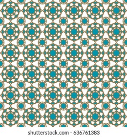 seamless islamic pattern and background vector illustration