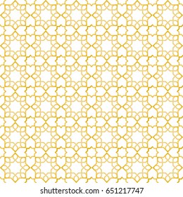 seamless islamic pattern and background vector illustration