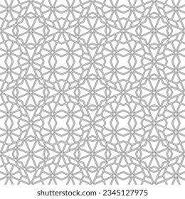Seamless islamic pattern. Vector Girih pattern. Background vector illustration. Seamless girih pattern. Traditional Islamic Design. Mosque decoration element. Seamless geometric pattern.