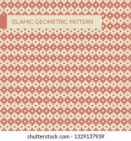Seamless Islamic Style Geometric Background Pattern