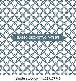 Seamless Islamic Style Geometric Background Pattern