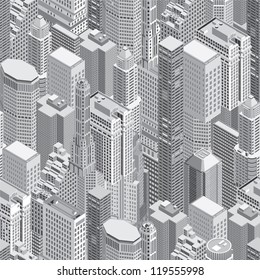 Seamless isometric city