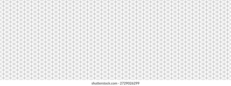 papel de grade isométrica sem costura preto triangular blueprint