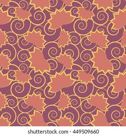 seamless Ivy pattern background