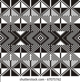 Seamless jacquard knit (vector)