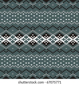 Seamless jacquard knit (vector)