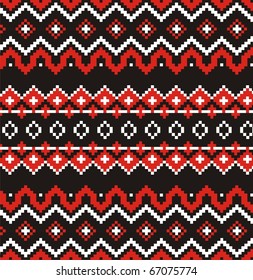 Seamless jacquard knit (vector)