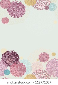 seamless japanese floral background