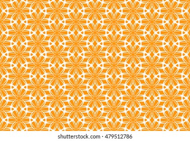 Seamless Japanese Floral Pattern.