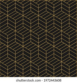 Seamless Japanese inspired geometric pattern. Vector illustration
