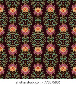 Seamless japanese ornamental background