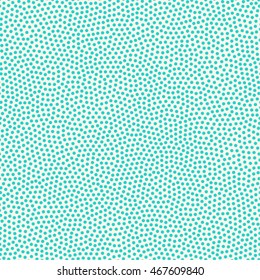 Seamless Japanese Pattern of Dots of Uniform Size Scattered Randomly.
