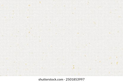 Seamless Japanese pattern with gold foil on washi paper.sankuzushi