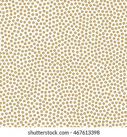 Seamless Japanese Pattern of Hollow Dots mimicking the Skin of The Sika Deer.