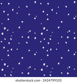 Seamless Japanese pattern like falling snow made of spray.