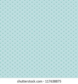 Seamless Japanese pattern in pastel colors