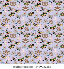 Seamless Japanese Pattern Vector Design