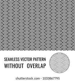 Seamless japanese vector pattern