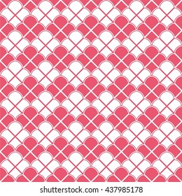 Seamless japanese vintage pattern background