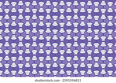 A seamless Japanese-inspired geometric pattern featuring intricate, curved, and symmetrical shapes. The design creates a mesmerizing and dynamic visual effect with rhythmic repetition.