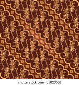 Seamless Javanese Batik Pattern