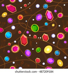 Seamless jewel pattern