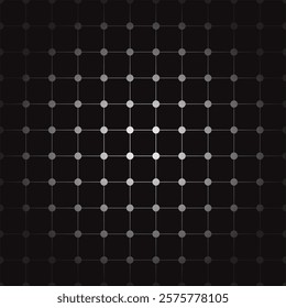 Seamless join to round dots pattern vector design. modern background and wallpaper illustration. Geometric minimalistic patterns. Simple vector graphic black background. Repeating line connection.
