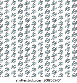 Seamless kabaddi pattern design and background art