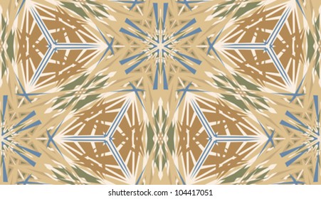 Seamless kaleidoscope camouflage pattern for background or wallpaper