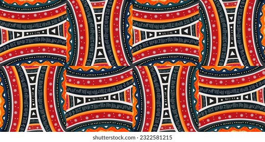 Seamless Kasuri pattern in triba,Gyp sy.Figure tribal embroidery.Indian,l.Aztec style abstract vector illustration.Ethnic stripe seamless pattern.textured ornament illustration,clothing and other.