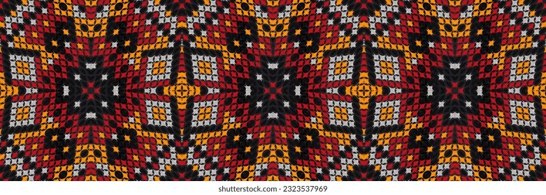 Seamless Kasuri pattern in triba,Gyp sy.Figure tribal embroidery.Indian,l.Aztec style abstract vector illustration.Ethnic stripe seamless pattern.textured ornament illustration,clothing and other.