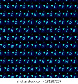 Seamless Keyboard Pattern