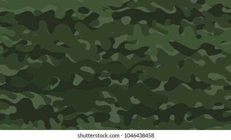 Seamless khaki camouflage pattern. Repeating military clothing texture.