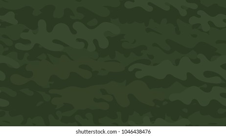 Seamless khaki camouflage pattern. Repeating military clothing texture.