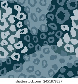 Seamless Khaki Decoration Modern Animal Surface Art. Bright Seamless Nature Isolated Skin, Seamless Style Design. Continuous Military Zoo Decor Wallpaper.