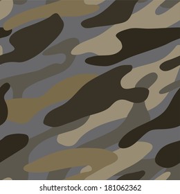 Seamless khaki pattern in vector