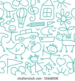 Seamless Kid Pattern