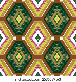 Seamless kilim texture, Traditional pattern.
