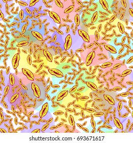 Seamless kiss and love background. Seamless pattern, print of lips, flat vector illustration. Kiss pattern white on background.