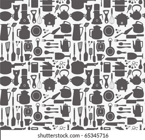 seamless  kitchen pattern